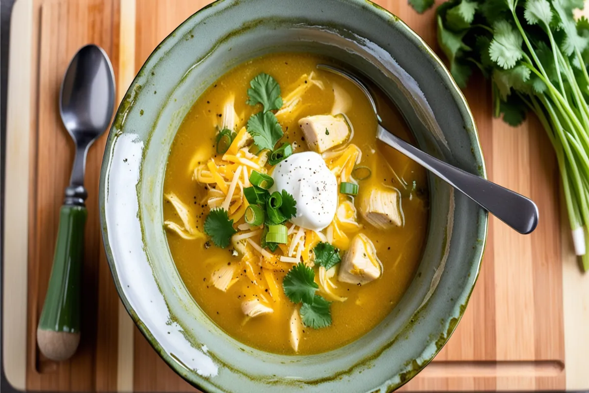 green chicken enchilada soup