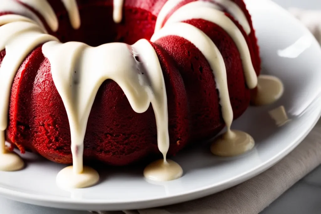 red velvet bundt cake