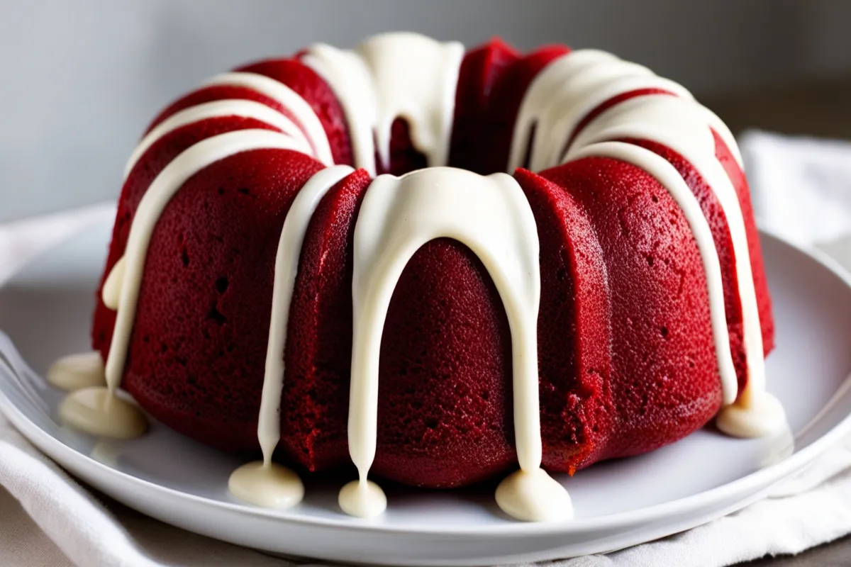 red velvet bundt cake