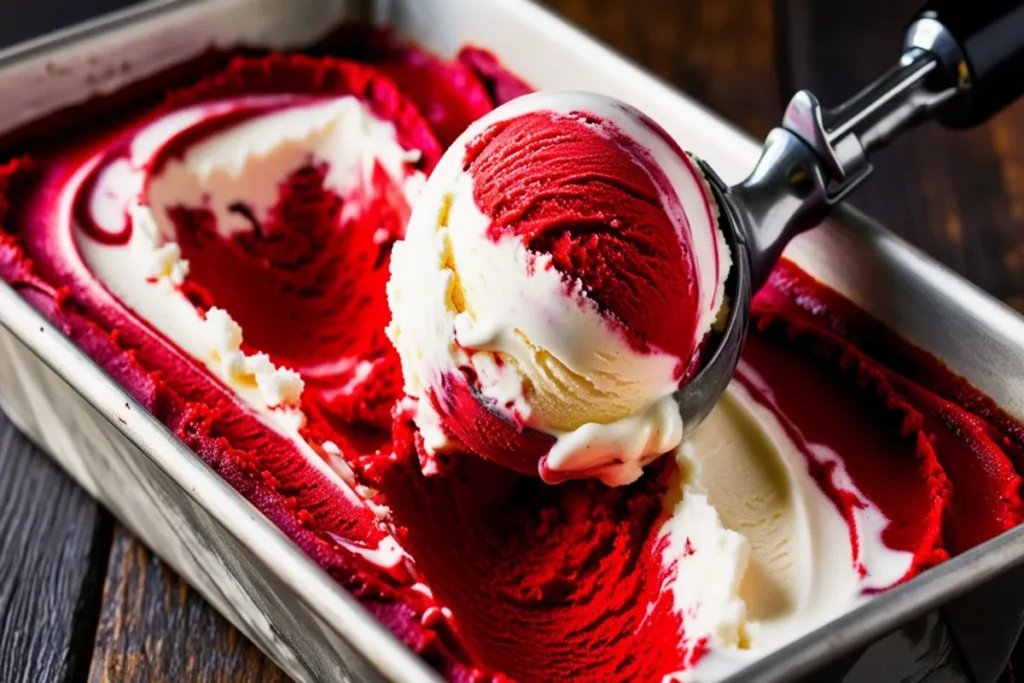 red velvet cake ice cream