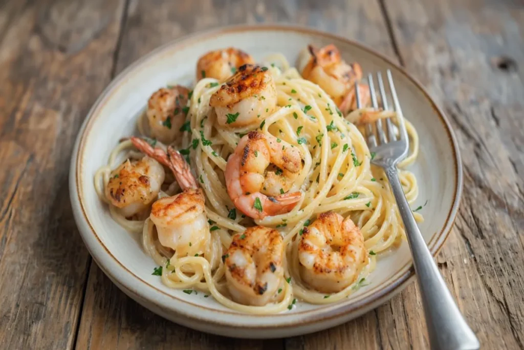 shrimp and scallop scampi