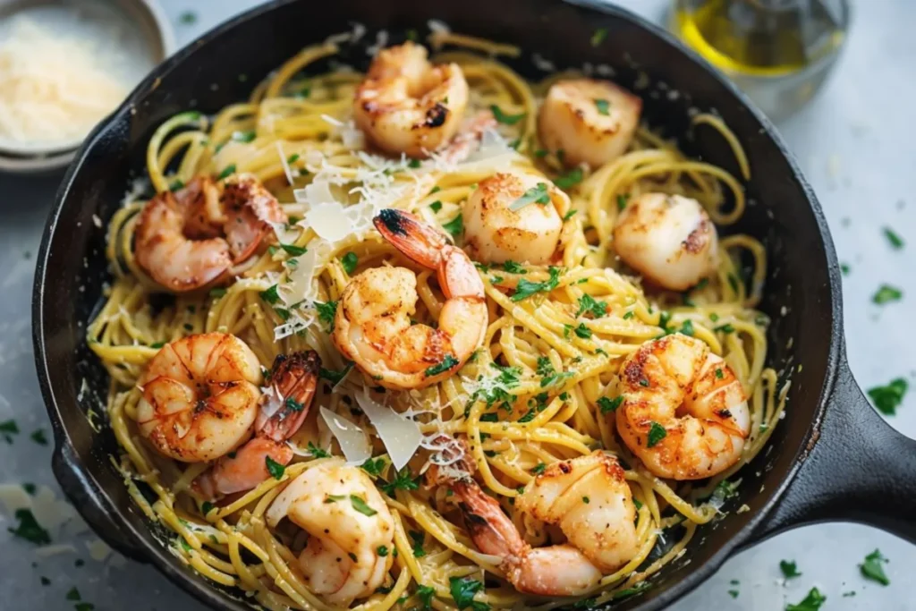 shrimp and scallop scampi