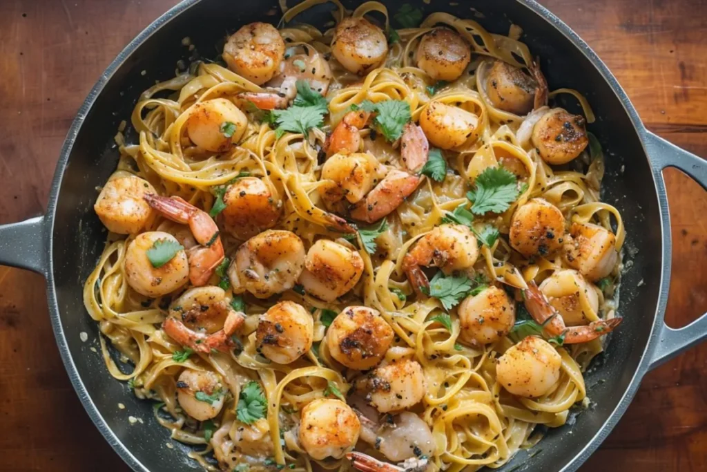 shrimp and scallop scampi