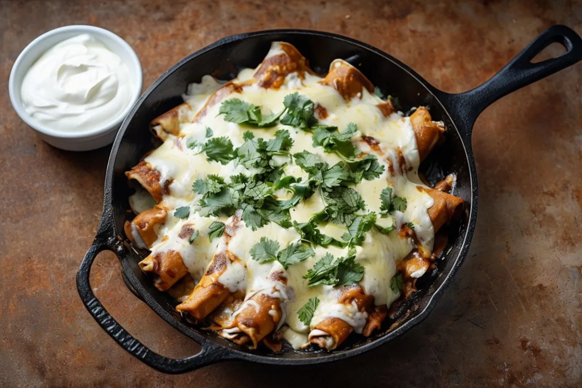 sour cream chicken enchilada