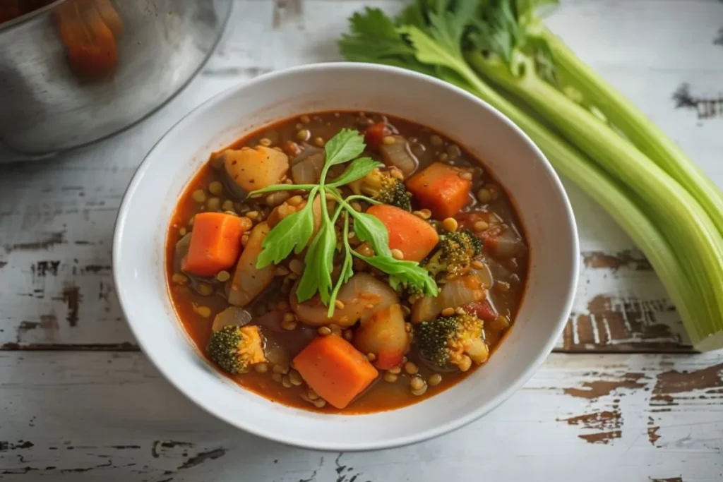 tomato lentil soup