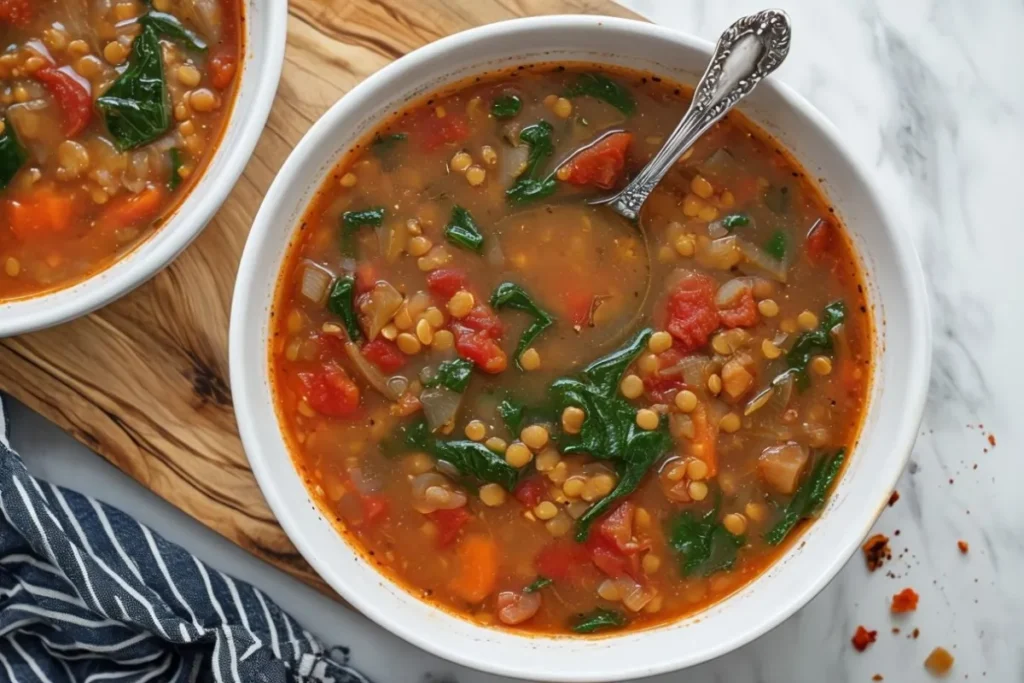 tomato lentil soup