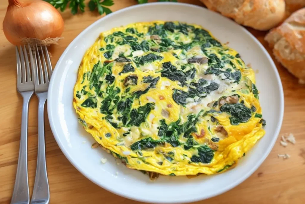 Omelette with Spinach