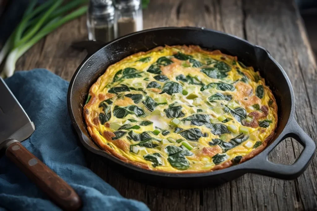 Omelette with Spinach