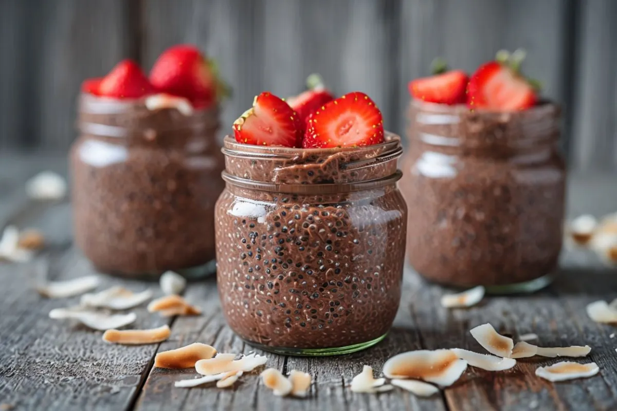 chocolate chia pudding​