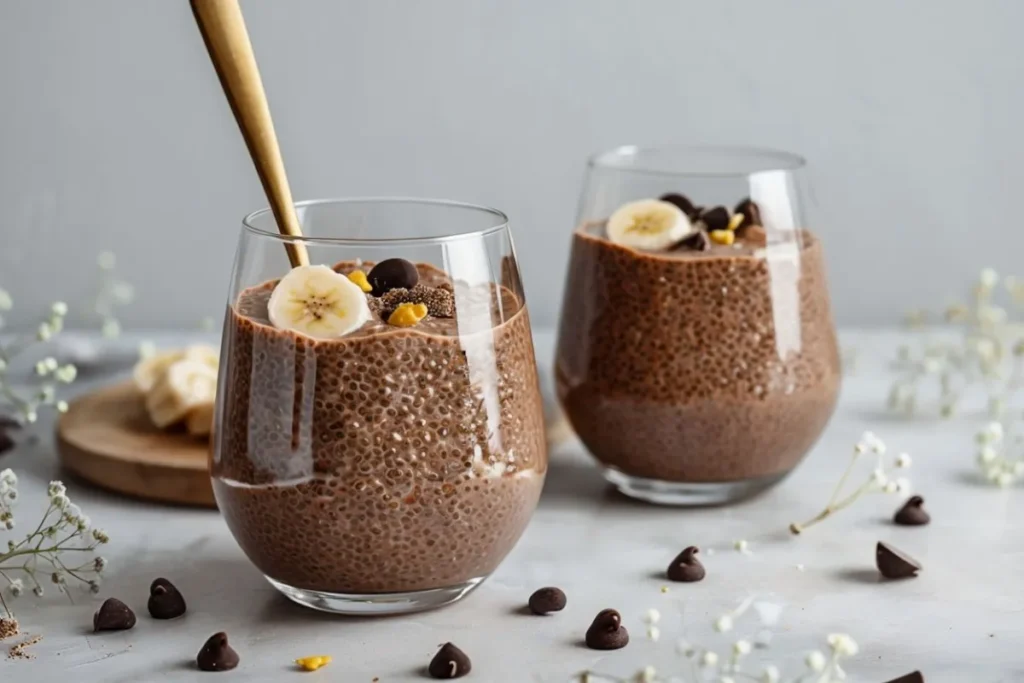 chocolate chia pudding​