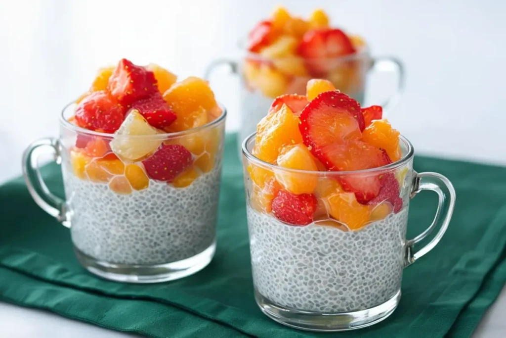 ​coconut milk chia pudding​