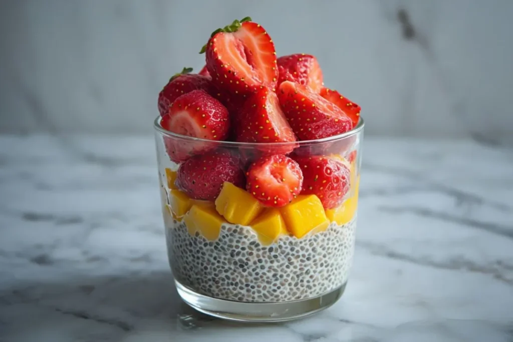 ​coconut milk chia pudding​