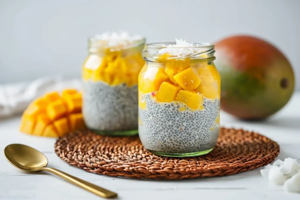 ​coconut milk chia pudding​